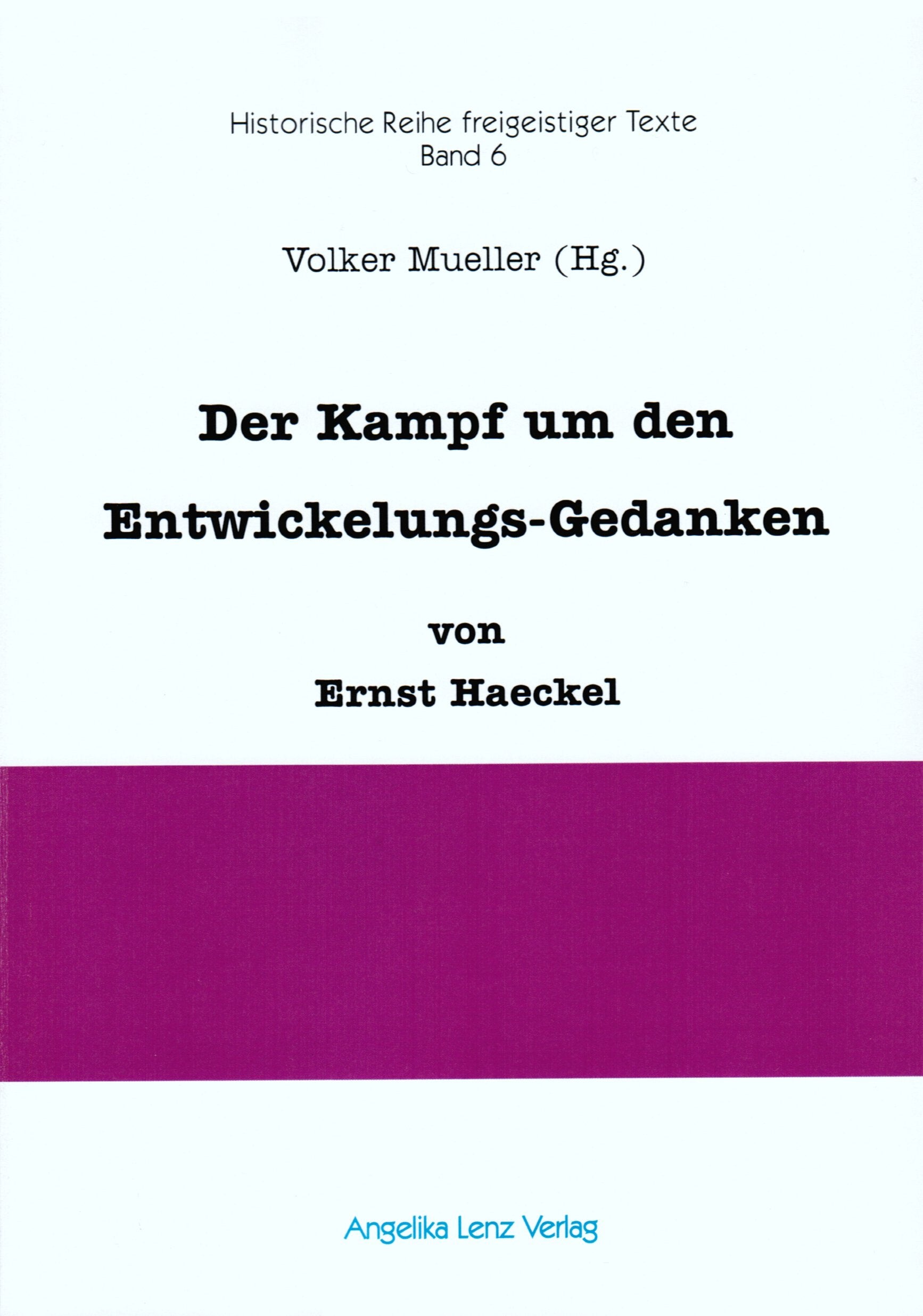 Der Kampf um den Entwickelungs-Gedanken Philosophy