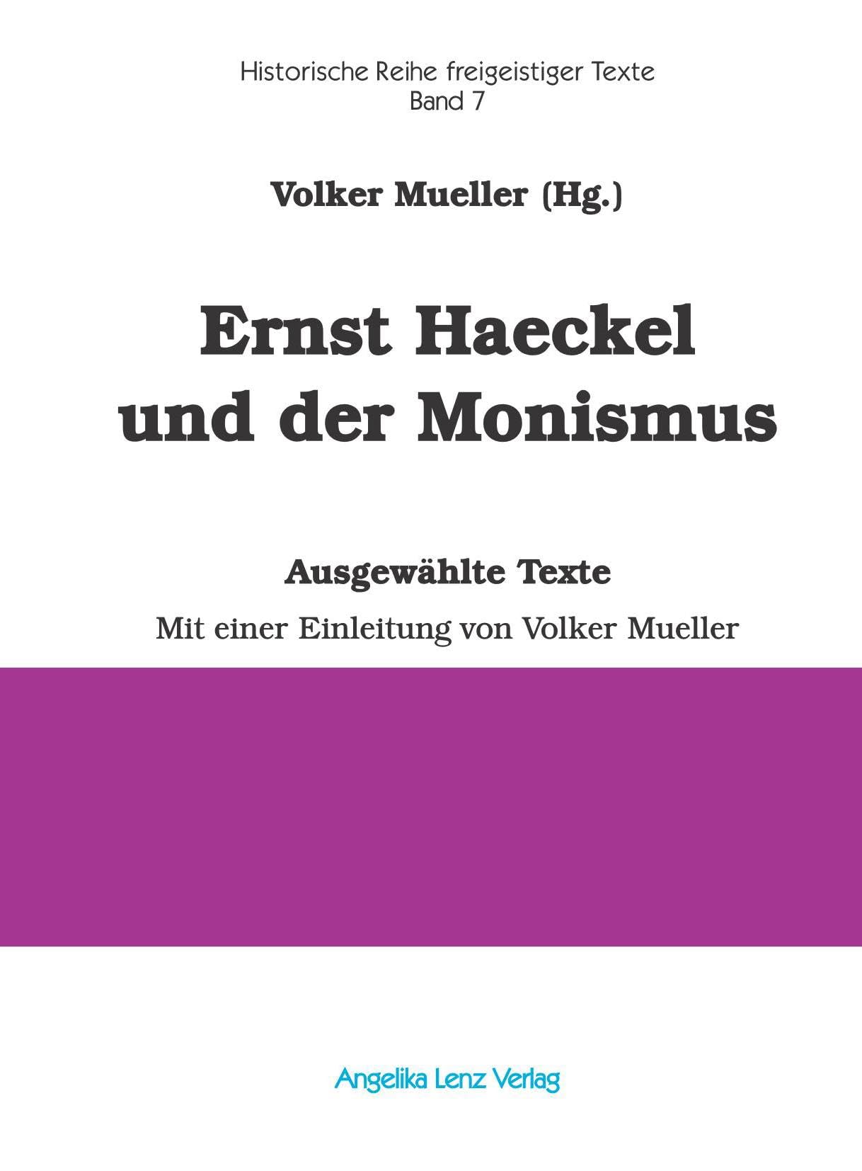 Product Image: Ernst Haeckel und der Monismus