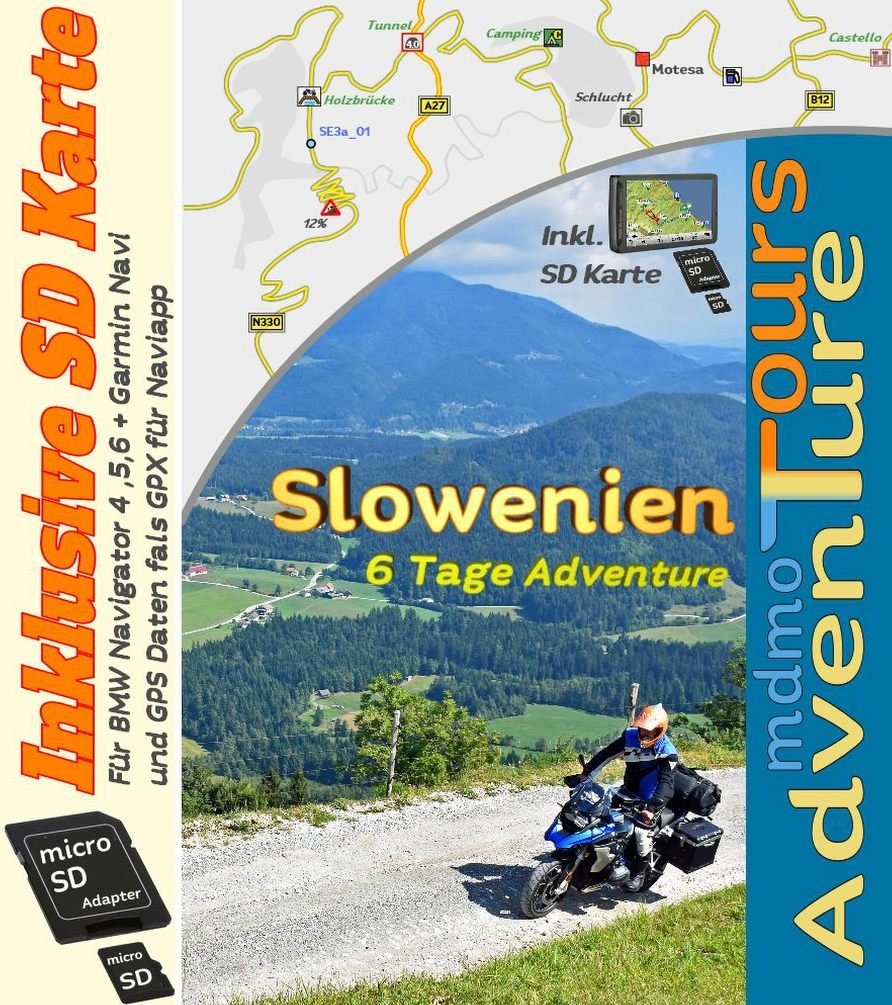 Adventure Touren durch Slowenien mit der BMW 1200 GS (inkl. SD Karte für BMW Navigator und Garmin ) Books