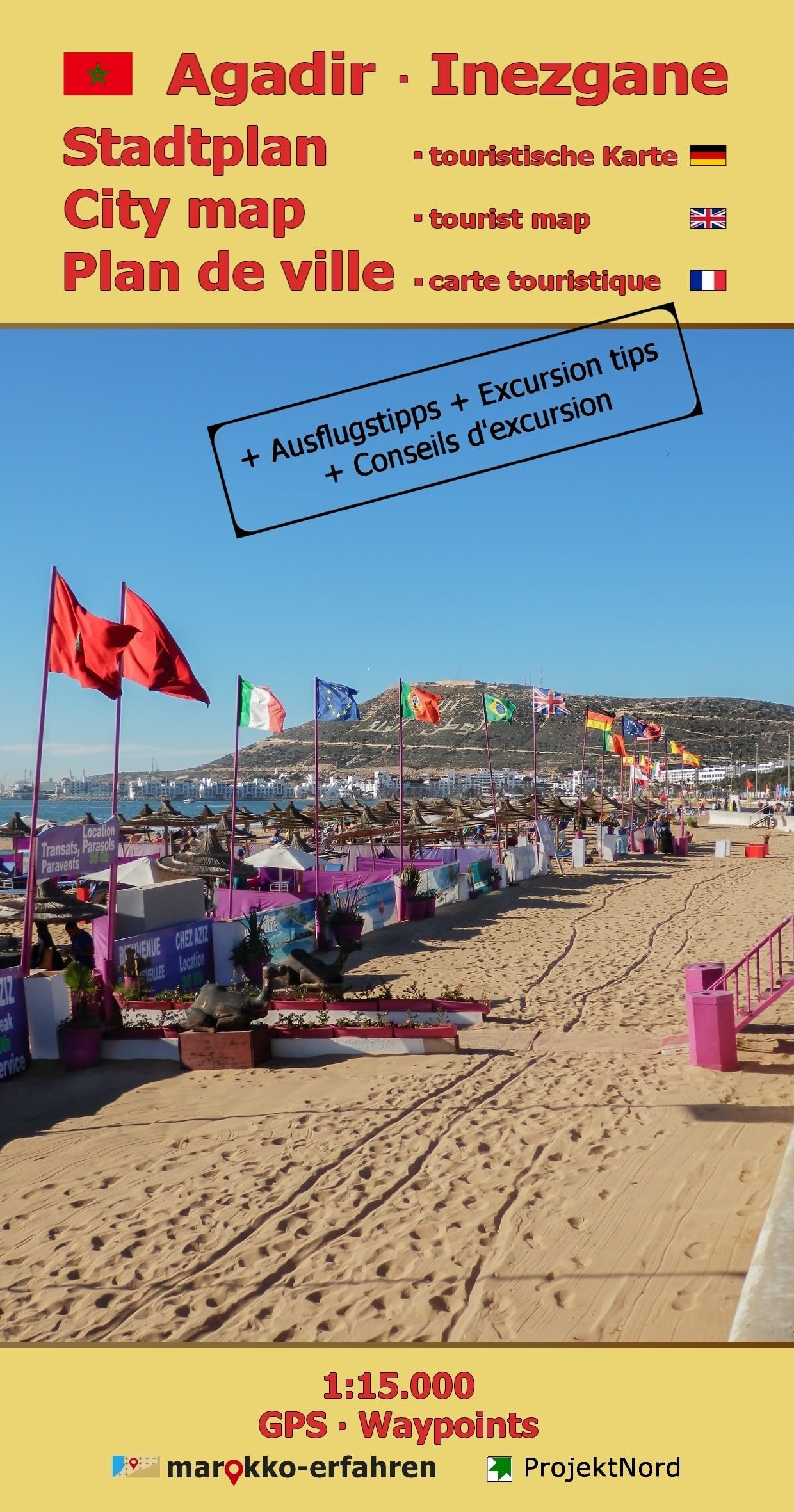 Stadtplan Agadir - Cityplan Inezgane 1:15.000 + Ausflugstipps + GPS-Waypoints: Marokko Touristische Karte: Marokko - Mit Ausflugstipps (Touristische ... Marokko 1:120.000: www.marokko-erfahren.de) Leisure, Home & Garden