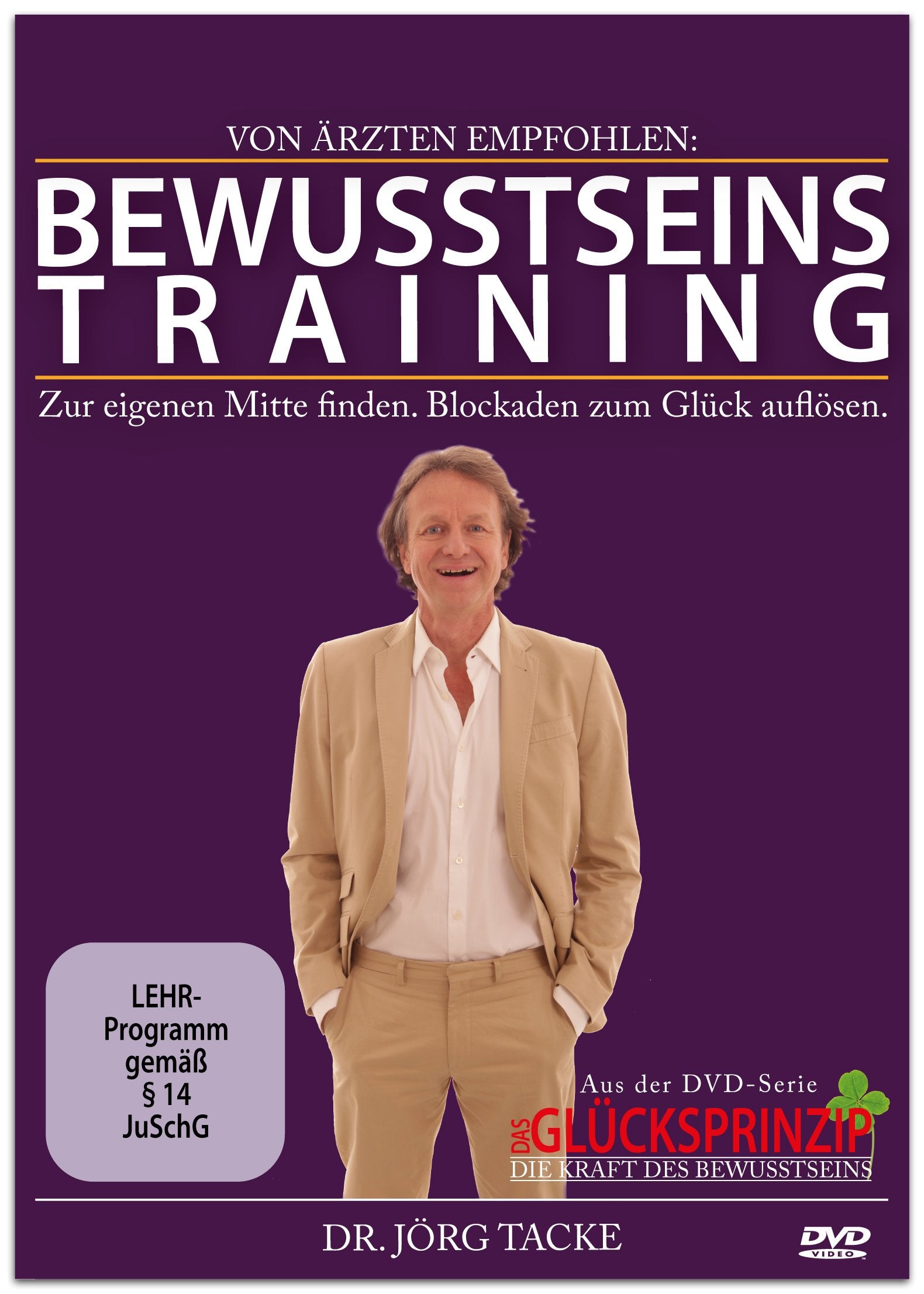 Bewusstseinstraining - Zur eigenen Mitte finden. Blockaden auflösen. Von Ärzten empfohlen.: Aus der DVD-Serie Das Glücksprinzip - Die Kraft des Bewusstseins / mit Booklet und Seminargutschein. Leisure & Fun