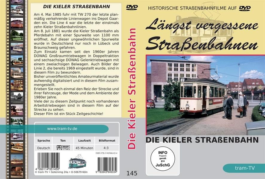 Längst vergessene Straßenbahnen: Die Kieler Straßenbahn Films