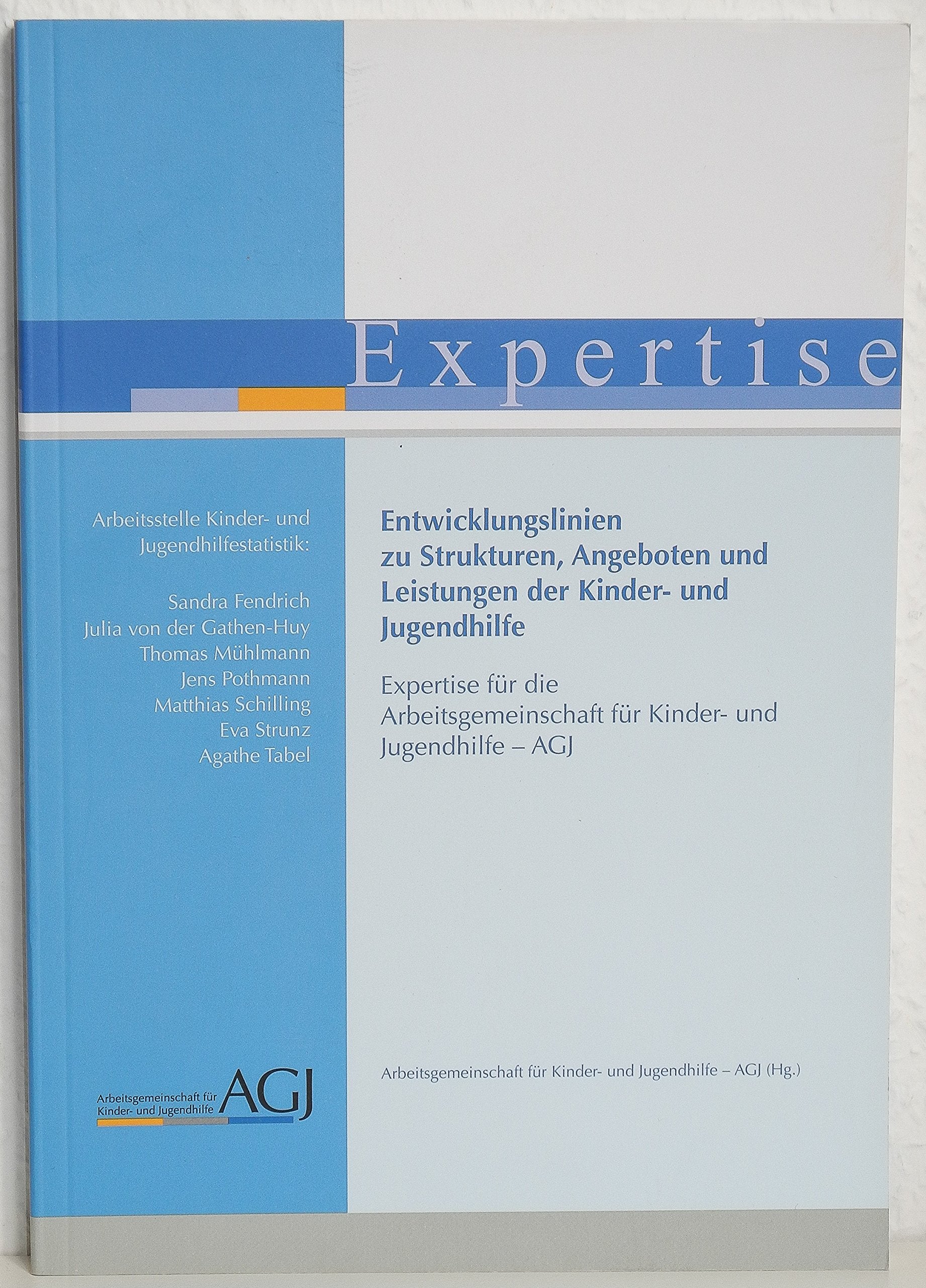 Entwicklungslinien zu Strukturen, Angeboten und Leistungen der Kinder- und Jugendhilfe: Expertise für die Arbeitsgemeinschaft für Kinder- und Jugendhilfe - AGJ - Arbeitsstelle Kinder- und Jugendhilfestatistik book