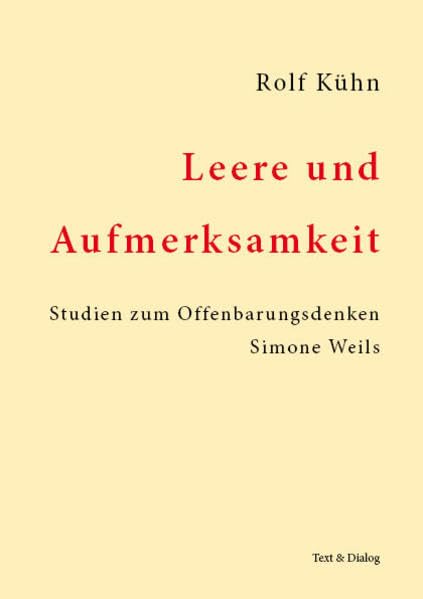 Leere und Aufmerksamkeit Philosophy