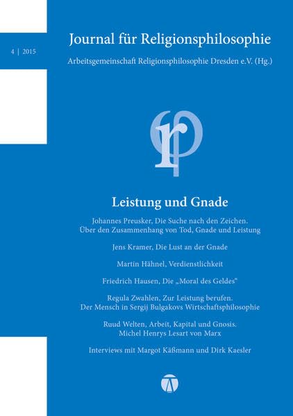 Journal für Religionsphilosophie 4/2015 Philosophy