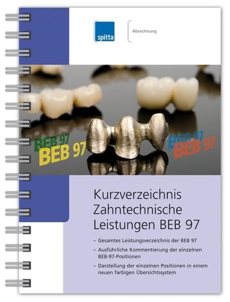 Kurzverzeichnis Zahntechnische Leistungen BEB 97 book