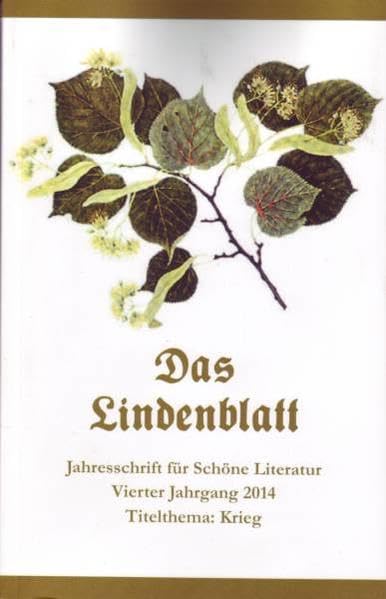 Das Lindenblatt. Titelthema: Krieg book