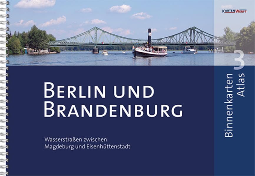 BinnenKarten Atlas 3 | Berlin und Brandenburg: Wasserstraßen zwischen Magdeburg und Eisenhüttenstadt Leisure, Home & Garden