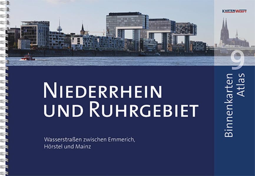 BinnenKarten Atlas 9 | Niederrhein und Ruhrgebiet: Wasserstraßen zwischen Emmerich, Hörstel und Mainz Leisure, Home & Garden
