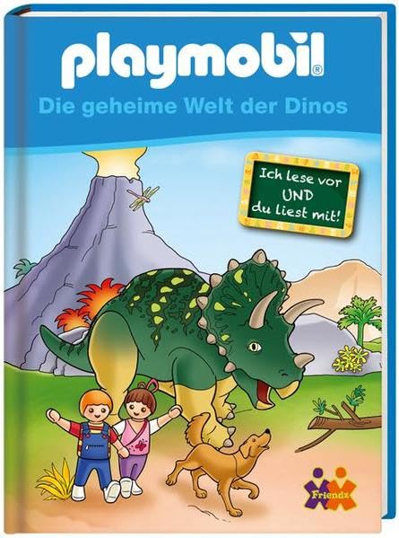 PLAYMOBIL. Die geheime Welt der Dinos für Erstleser: Ich lese vor und du liest mit! Novels & Short Stories for children
