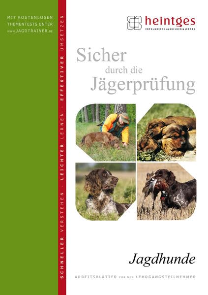 Jagdhunde (Sicher durch die Jägerprüfung. Arbeitsblätter) Leisure & Fun