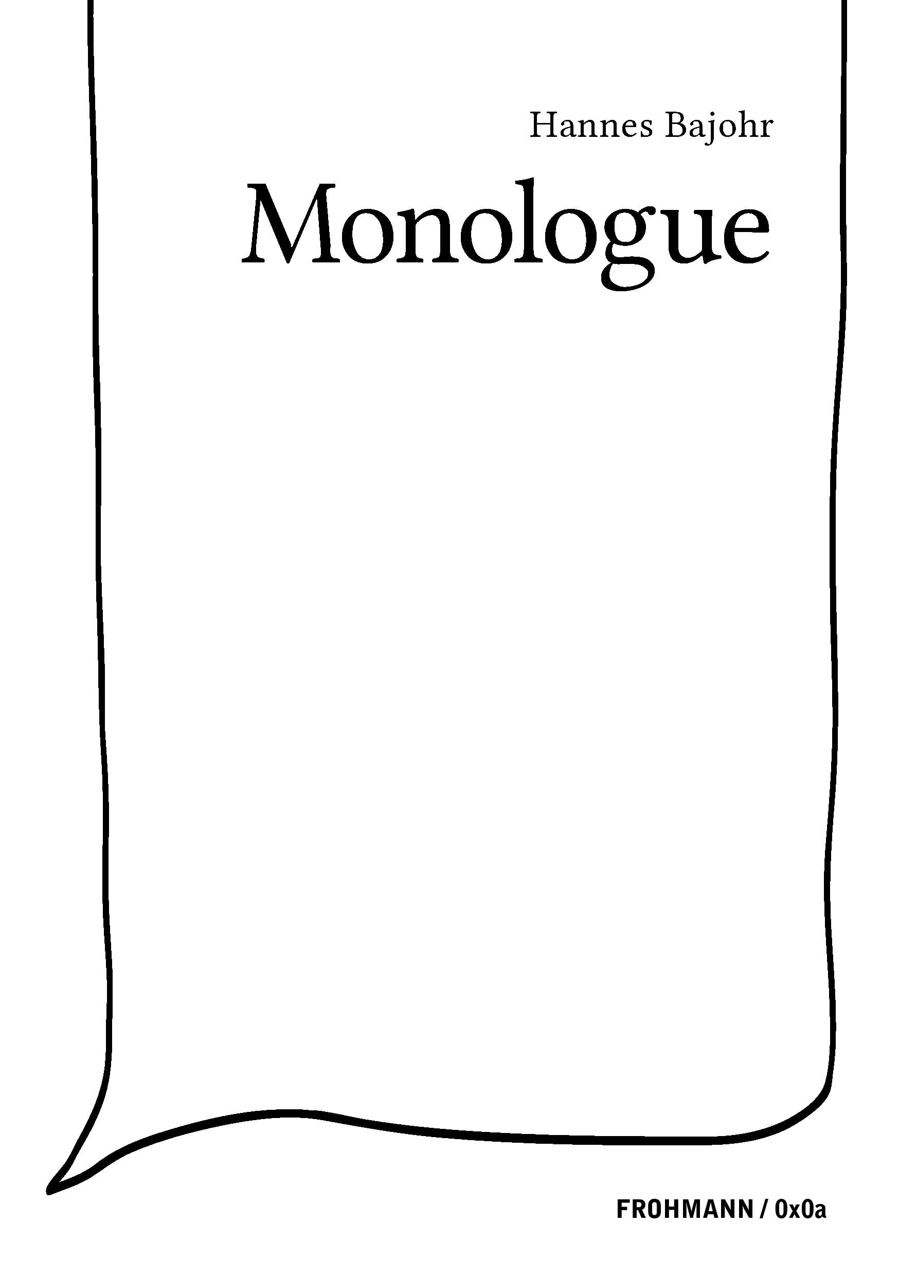 Product Image: Monologue