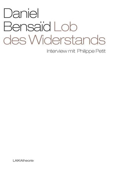 Lob des Widerstands Philosophy