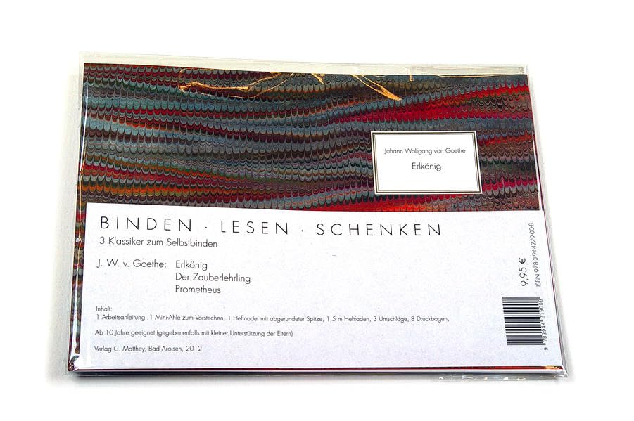 Binden Lesen Schenken: J.W.v. Goethe: Erlkönig / Der Zauberlehrling / Prometheus Poetry