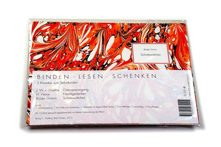 Binden Lesen Schenken: J.W.v. Goethe: Osterspaziergang / H. Heine: Nachtgedanken / Brüder Grimm: Schneewittchen Poetry