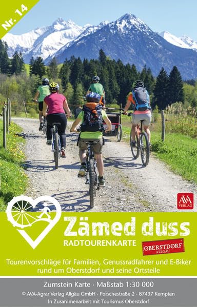 Zämed duss: Radtourenkarte Oberstdorf (Zumstein Wanderkarten) Leisure, Home & Garden