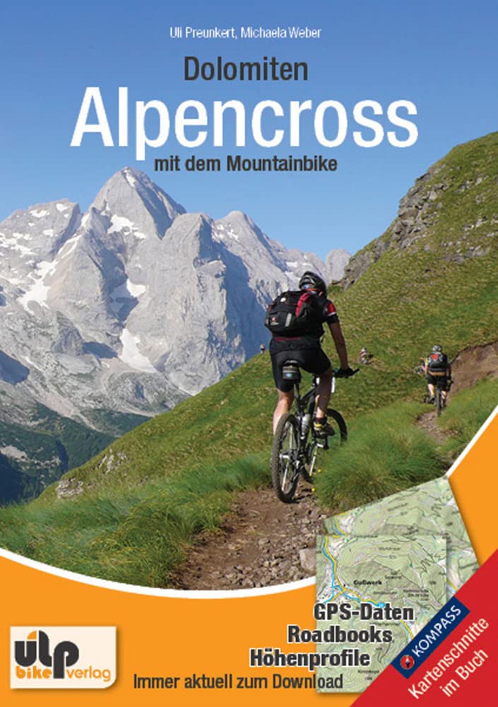 Dolomiten: Alpencross mit dem Mountainbike: GPS-Daten, Roadbooks, Höhenprofile Leisure, Home & Garden