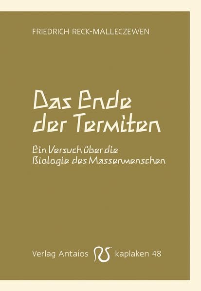 Das Ende der Termiten Social Sciences