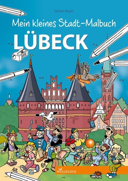 Mein kleines Stadt-Malbuch Lübeck Children's books