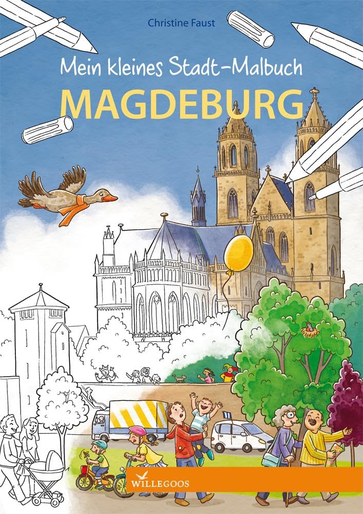 Mein kleines Stadt-Malbuch Magdeburg Tiptoi & Games