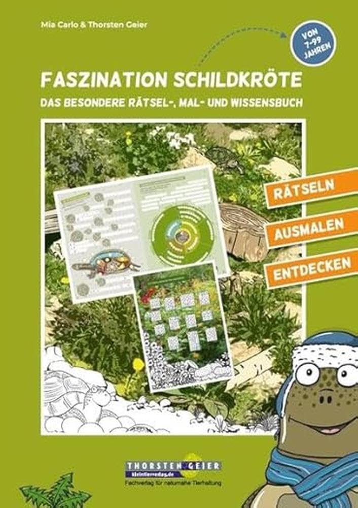 Faszination Schildkröte - das besondere Rätsel-, Mal- und Wissensbuch book