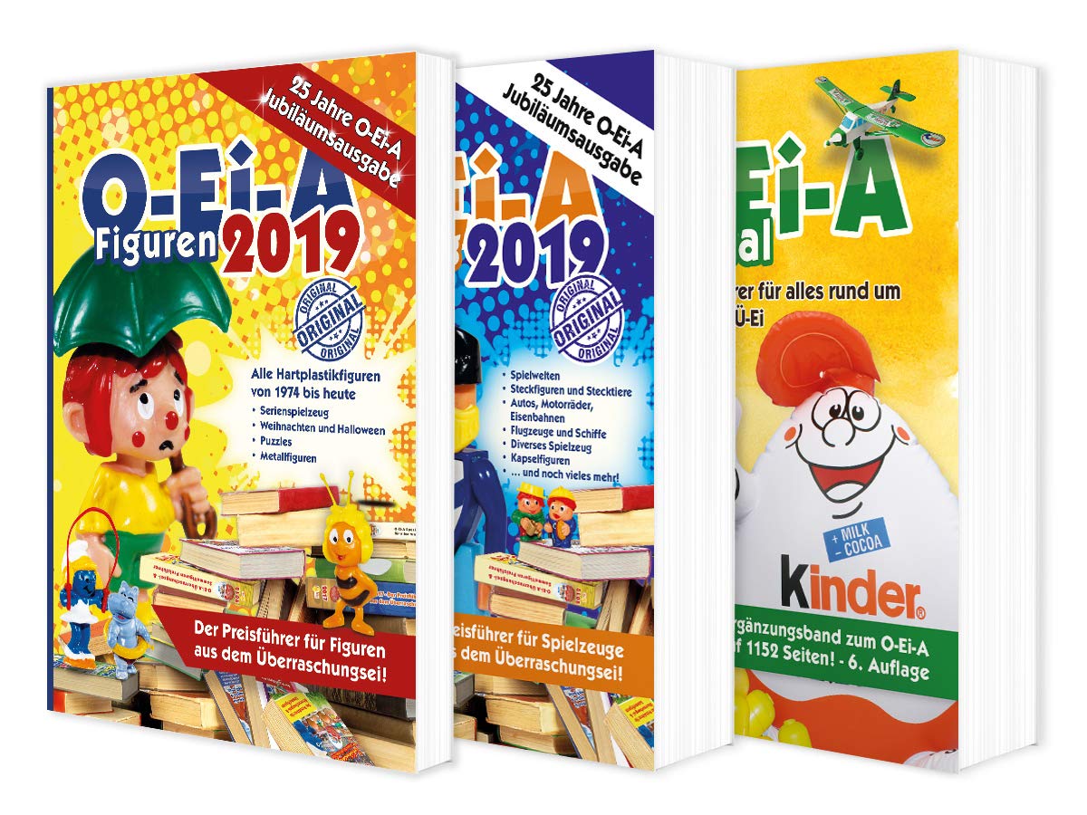 Das O-Ei-A 3er Bundle 2019 - O-Ei-A Figuren, O-Ei-A Spielzeug und O-Ei-A Spezial im 3er-Pack book
