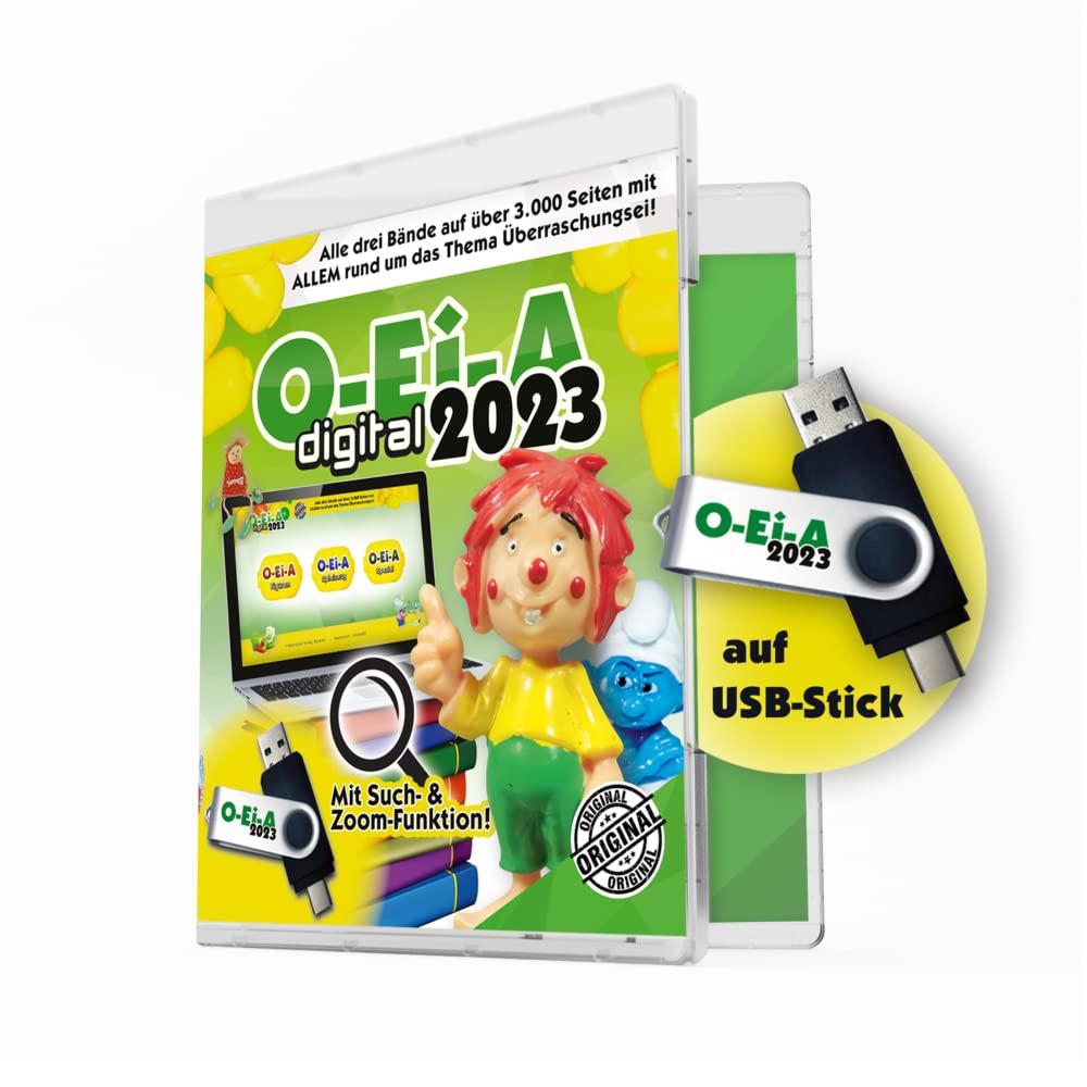 O-Ei-A digital 2023 - Alle drei Preisführer zum Sammelgebiet Überraschungsei erstmals digital auf USB-Stick als PDF-Version! book