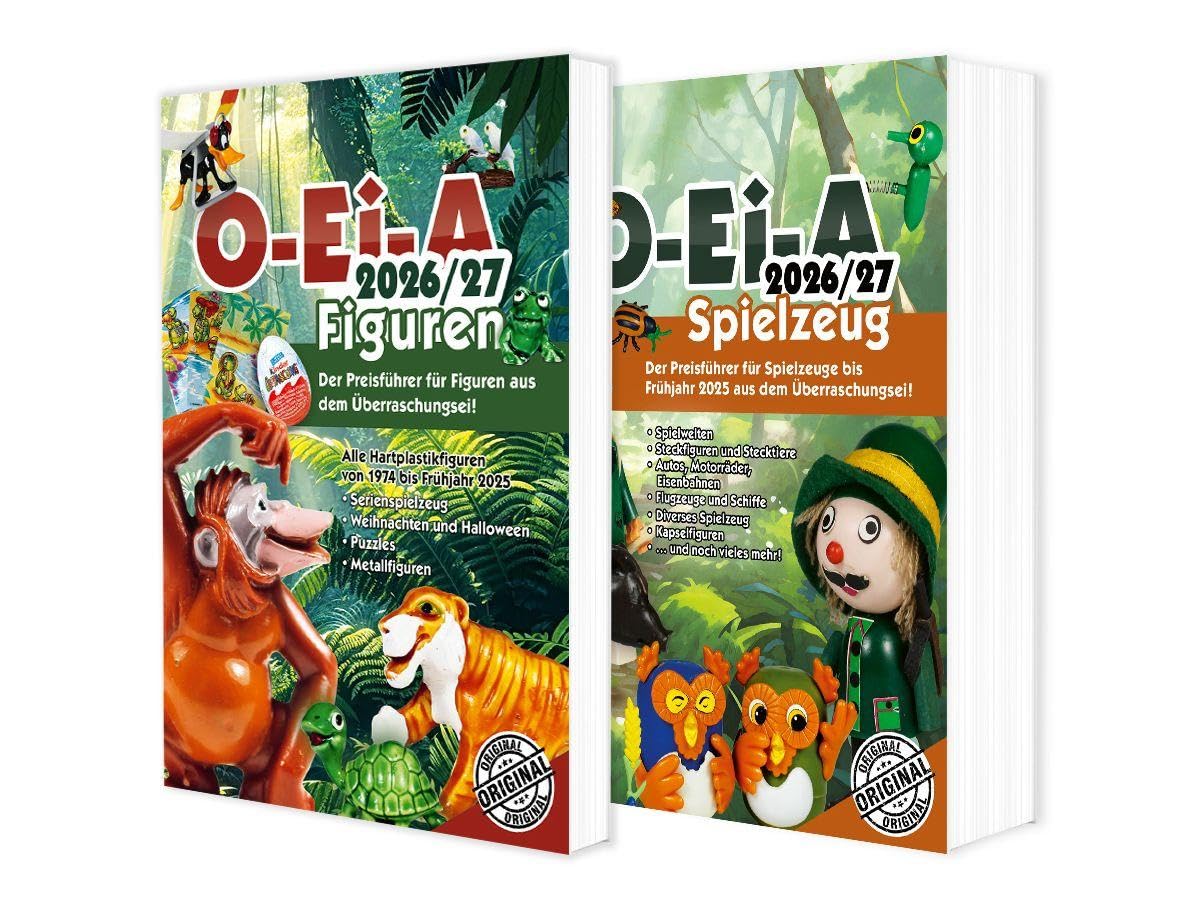 Das O-Ei-A 2er Bundle 2026/27 - O-Ei-A Figuren und O-Ei-A Spielzeug im Doppel mit 3,00 EUR Preisvorteil gegenüber Einzelkauf! Hobbies & Crafts