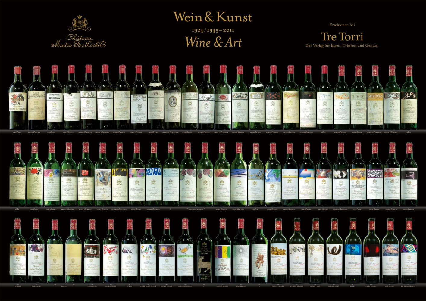 Chateau Mouton Rothschild: Weinprobe & Kunst 1924 /1945-2011 Tasting & Art - Das Poster Film, Art & Culture