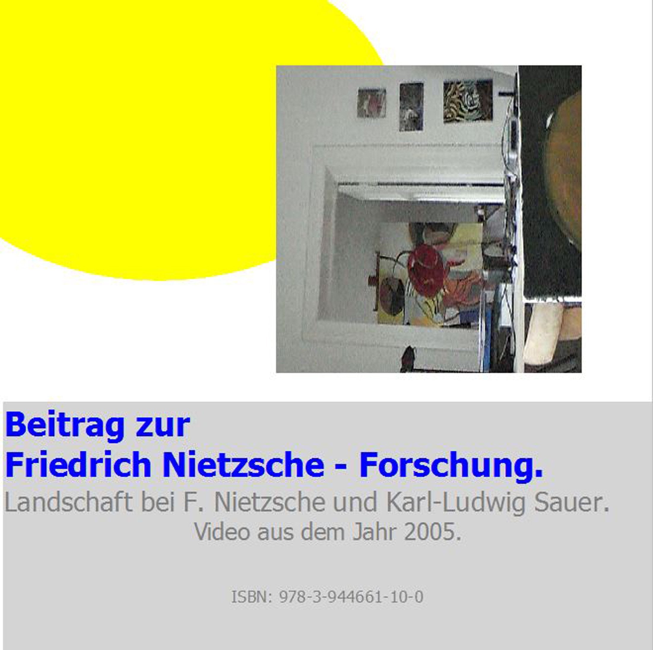 Beitrag zur Friedrich Nietzsche-Forschung: Landschaft Film, Art & Culture