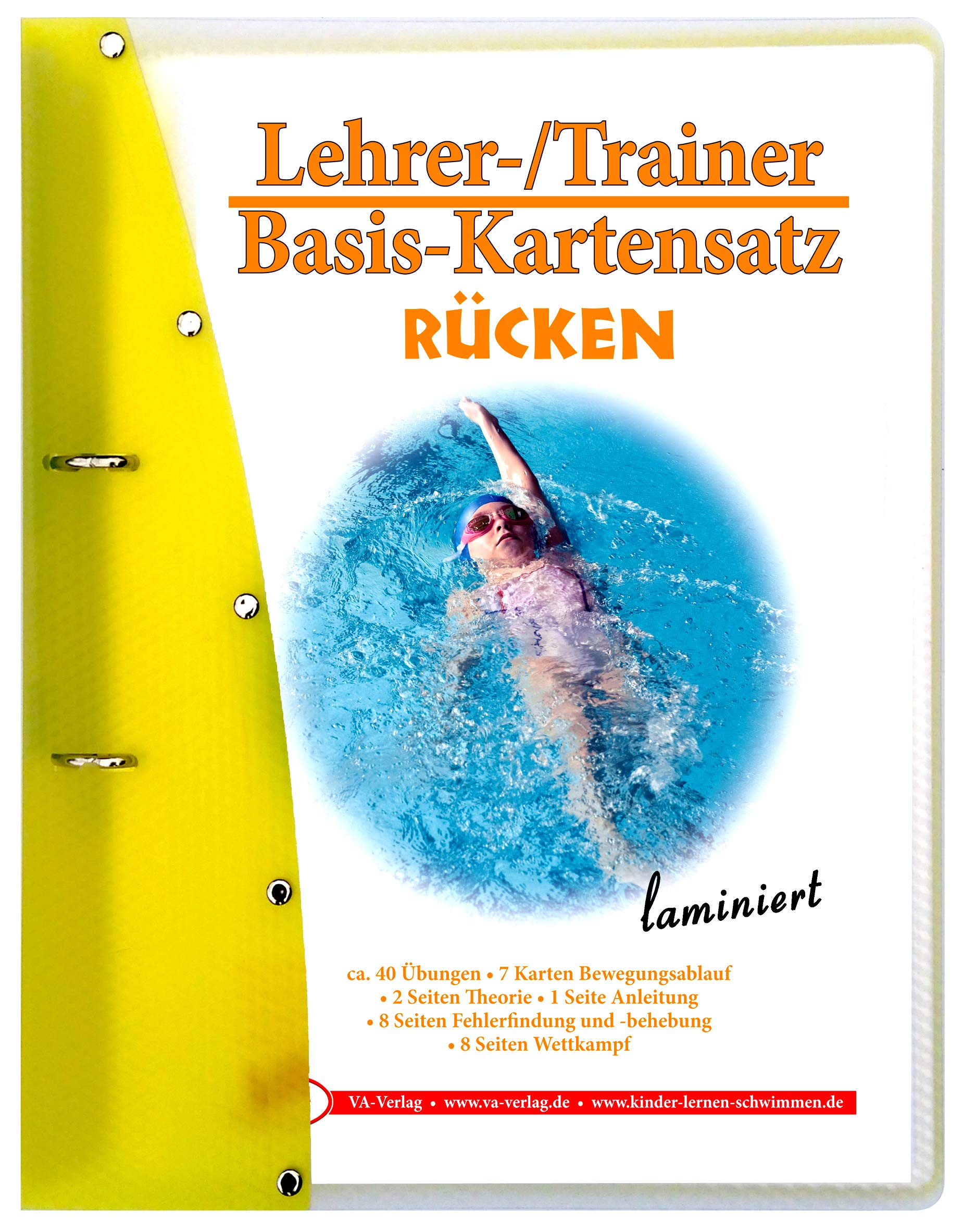 Rücken, A4, laminiert: Arbeitskarten für den Schwimmunterricht (Lehrer-/Trainer-Kartensatz laminiert: Arbeitskarten für den Schwimmunterricht) Study Guides