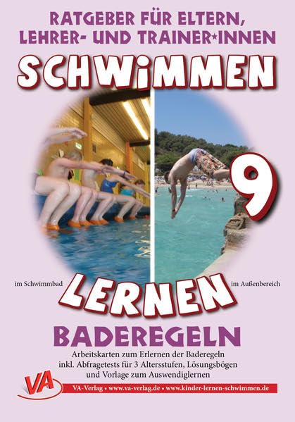 Schwimmen lernen 9: Baderegeln, unlaminiert: Ratgeber für Eltern, Lehrer- und Trainer*innen Study Guides