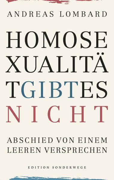 Homosexualität gibt es nicht Personalities Books