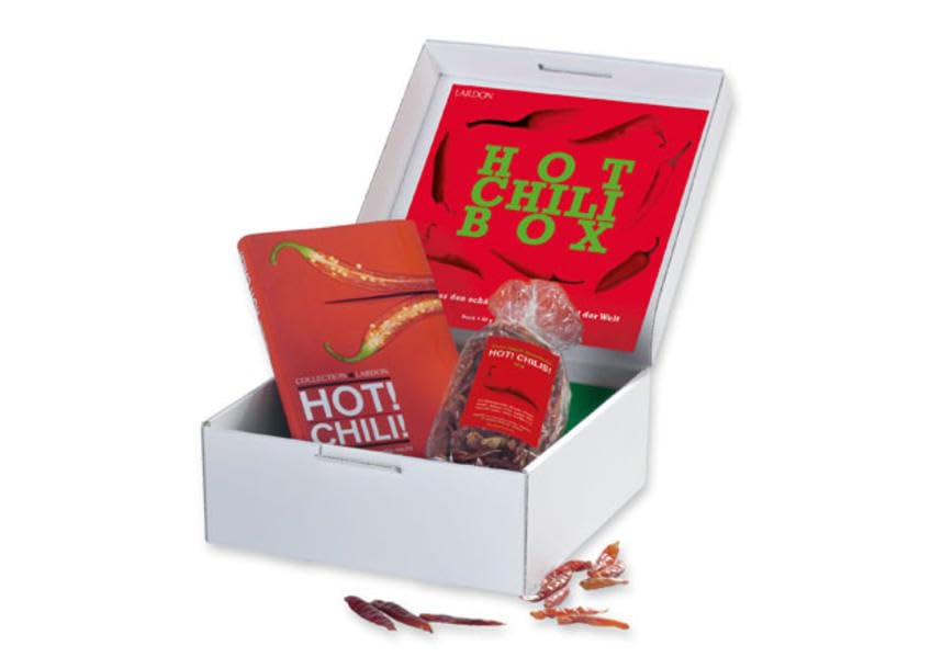 Geschenkbox mit Buch: DIE CHILI BOX - ALLES ÜBER DEN SCHÄRFSTEN GAUMENKITZEL DER WELT Lifestyle