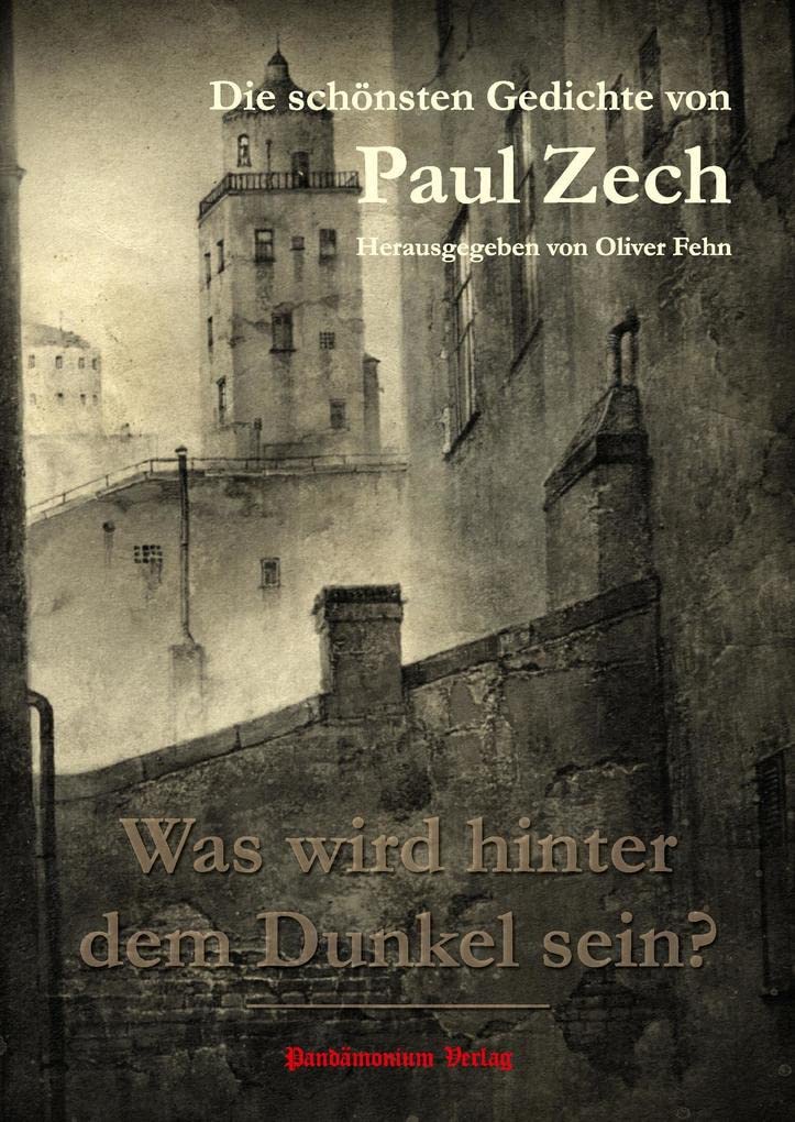 Was wird hinter dem Dunkel sein?: Die schönsten Gedichte von Paul Zech Poetry