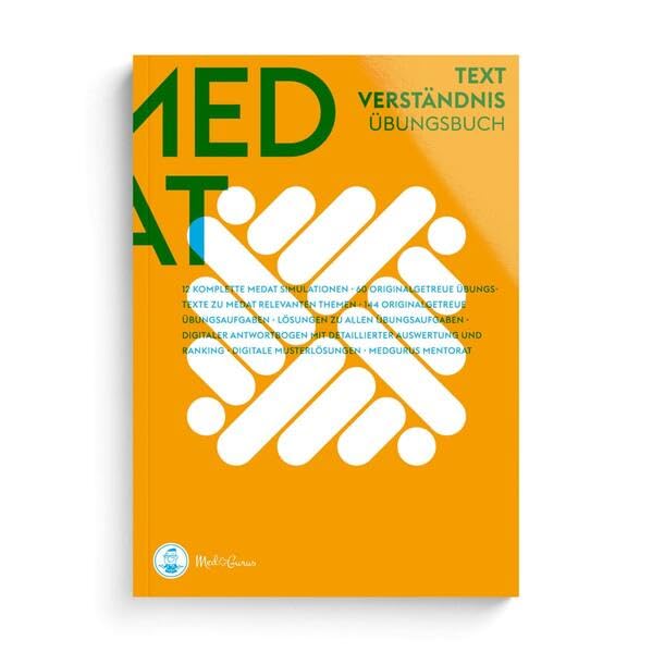 MedGurus - MedAT Vorbereitung 2026 - Textverständnis Übungsbuch zur Vorbereitung im Aufnahmeverfahren MedAT für das Medizinstudium in Österreich Medicine