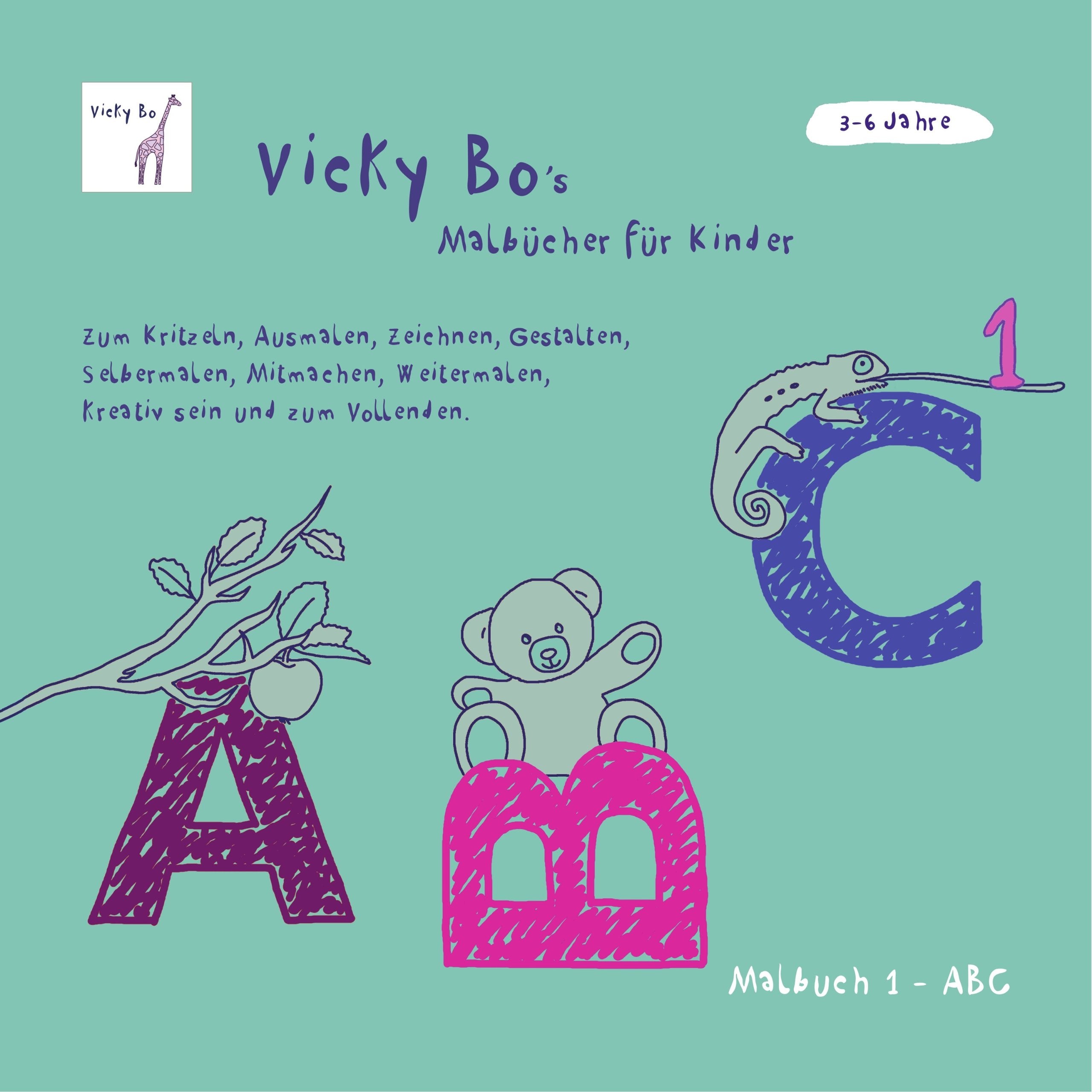 Malbuch ABC. Ab 3 bis 6 Jahre Tiptoi & Games