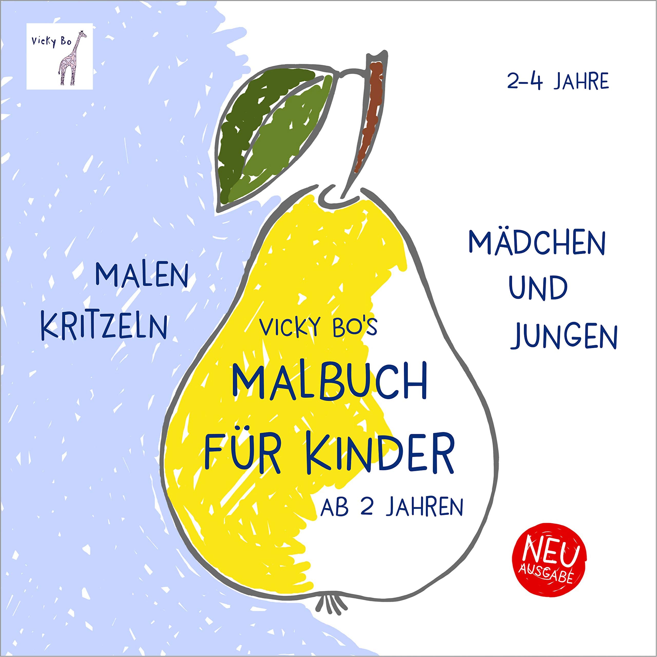 Malbuch Kinder ab 2 Jahre. Erstes Malen und Kritzeln Lifestyle