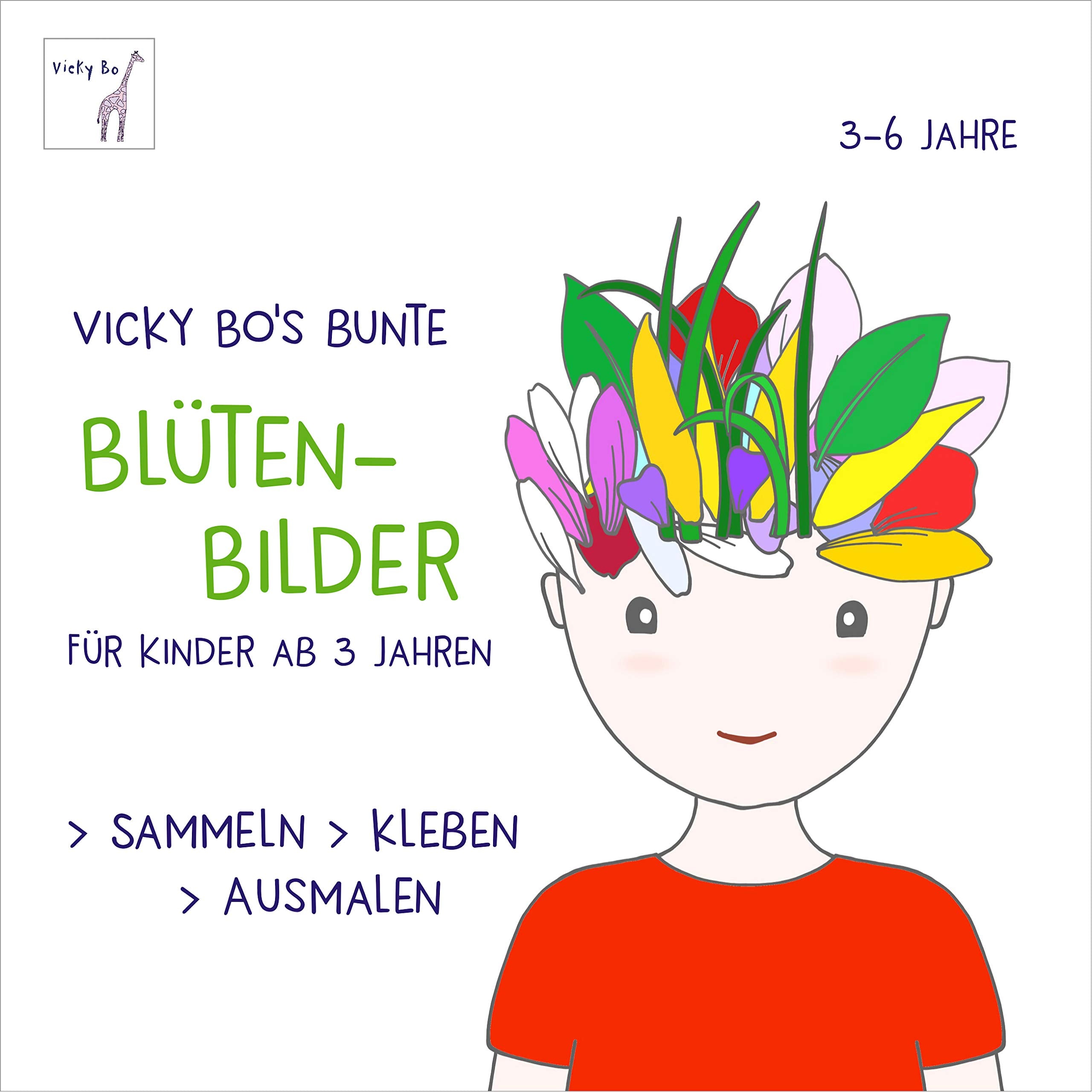 Bunte Blüten-Bilder für Kinder ab 3 Jahren: Malbuch Hobbies & Crafts