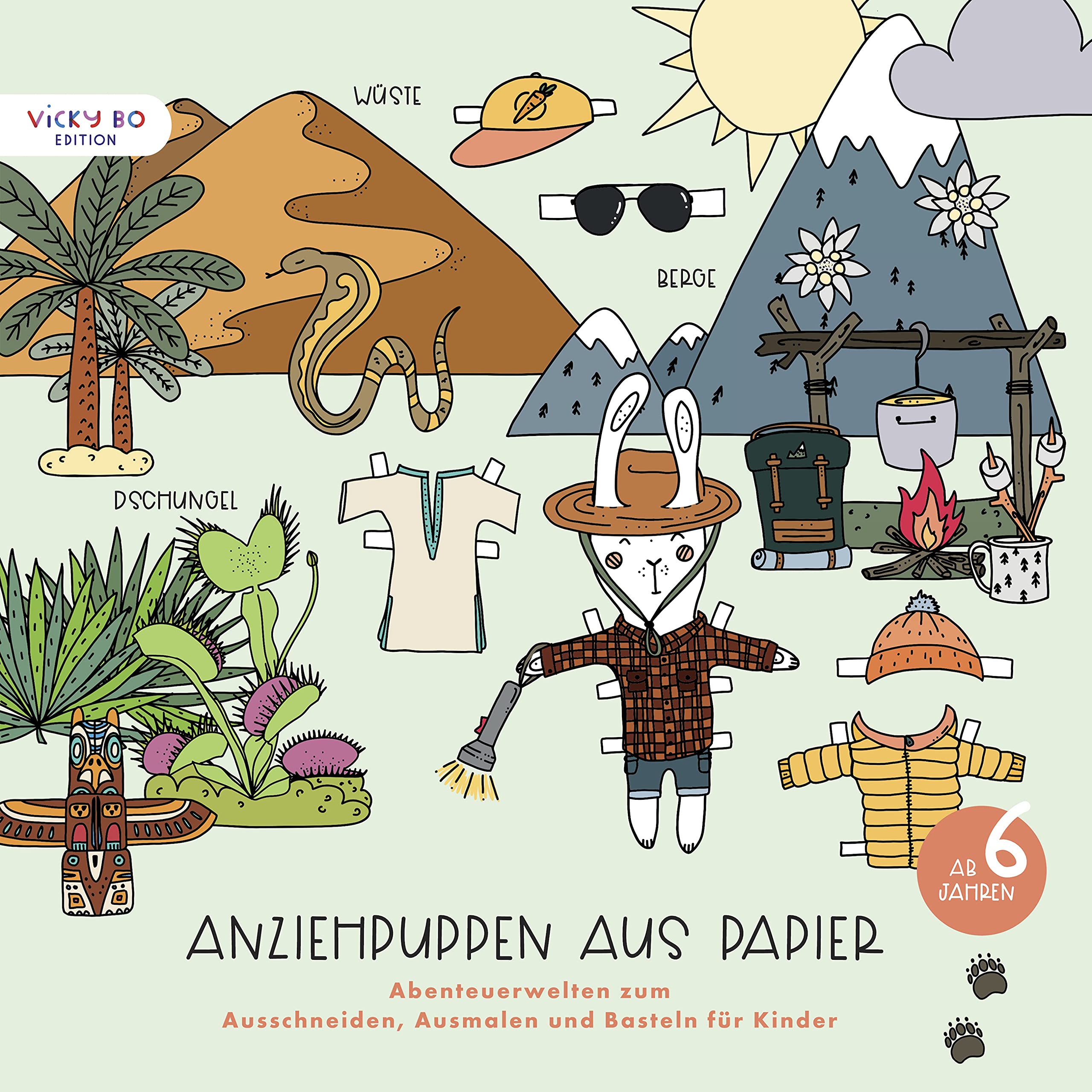 Anziehpuppen aus Papier: Abenteuerwelten zum Ausschneiden, Ausmalen und Basteln für Kinder. Ab 6 Jahren (Großformat 30 x 30 cm) Lifestyle