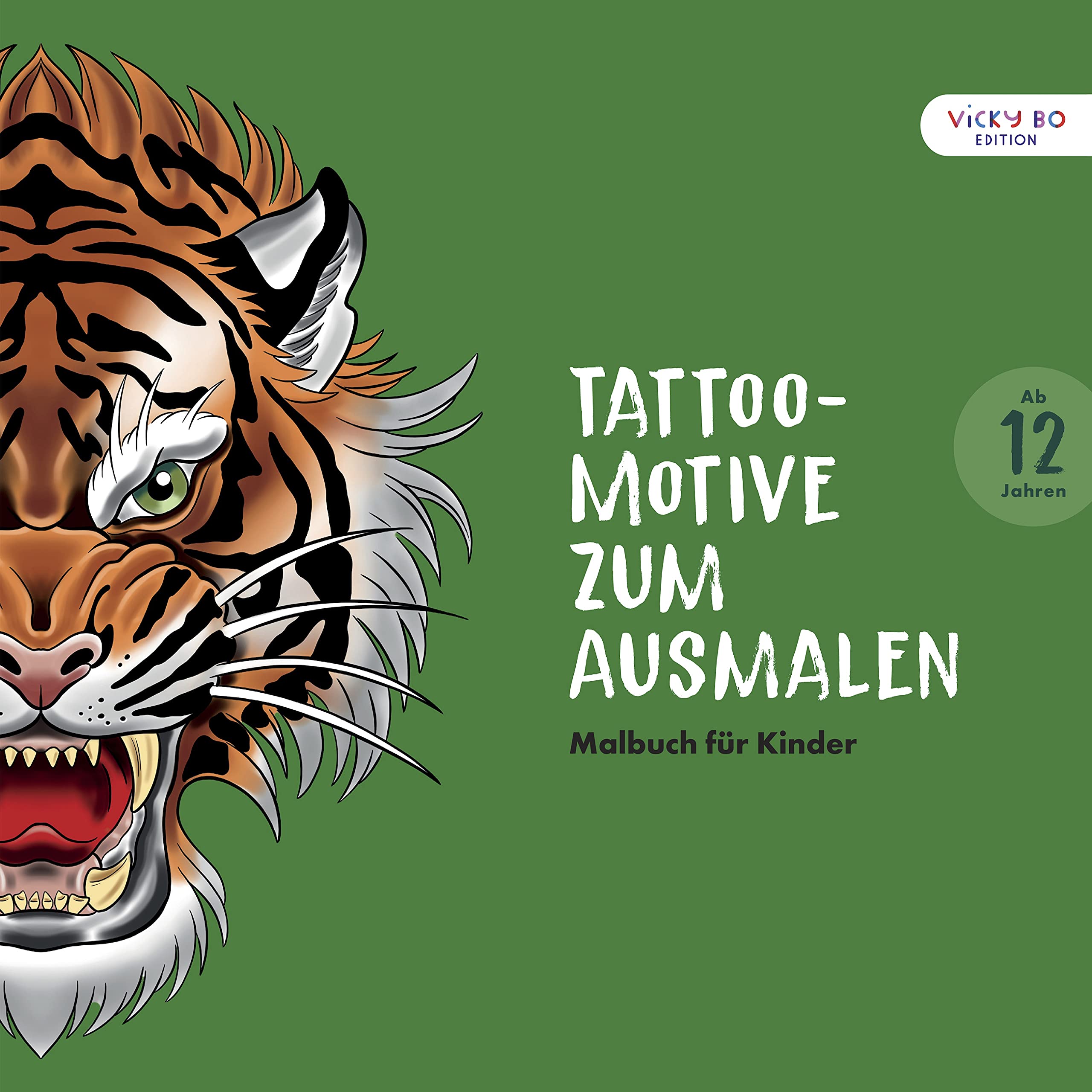 Tattoo-Motive zum Ausmalen: Malbuch für Kinder ab 12 Jahren (Großformat 30 x 30 cm) Social Sciences