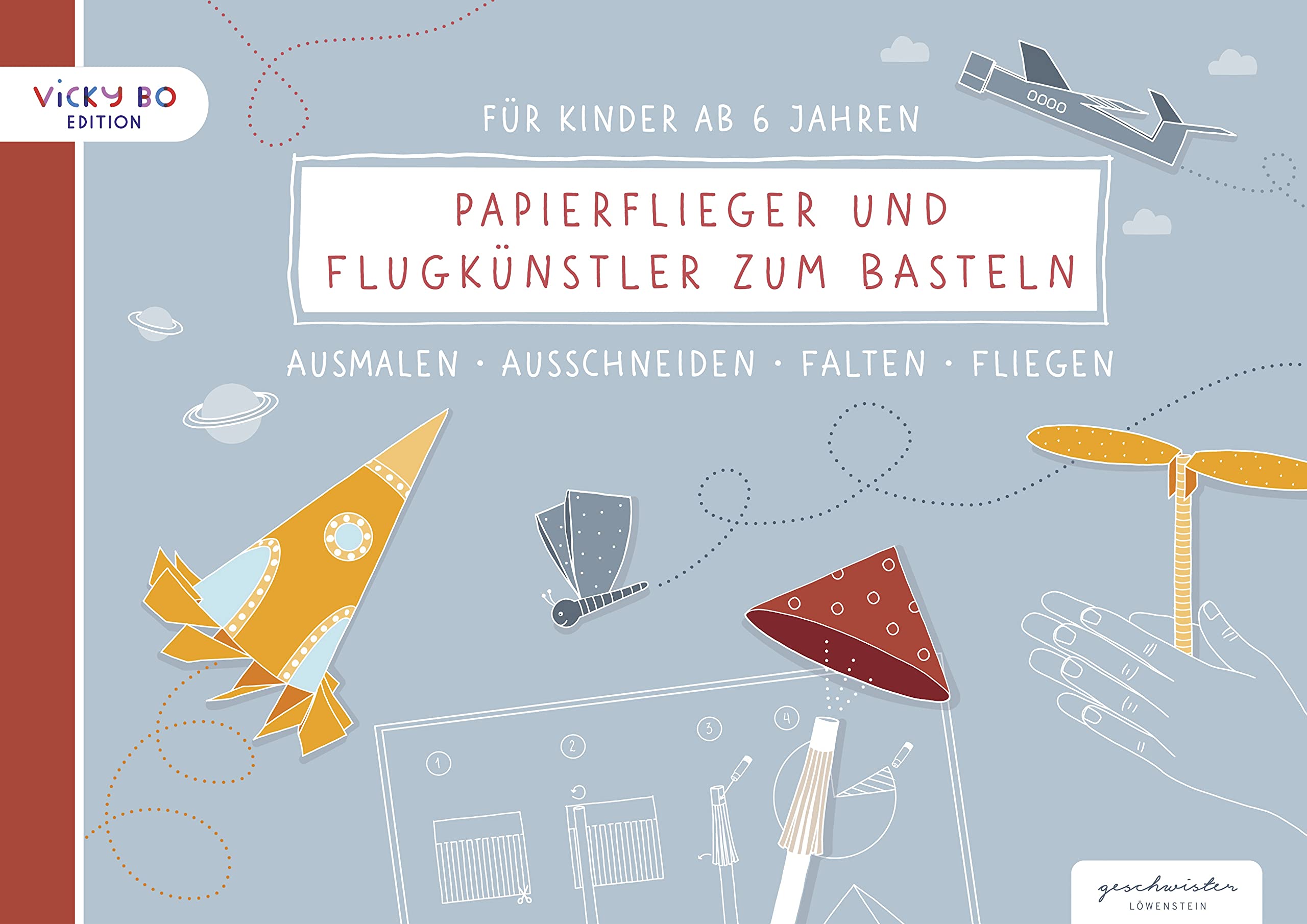 Papierflieger und Flugkünstler zum Basteln: Ausmalen, Ausschneiden, Falten, Fliegen Hobbies & Crafts