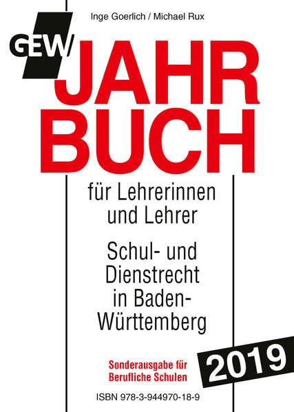 GEW-Jahrbuch 2019 - Sonderausgabe Berufliche Schulen book