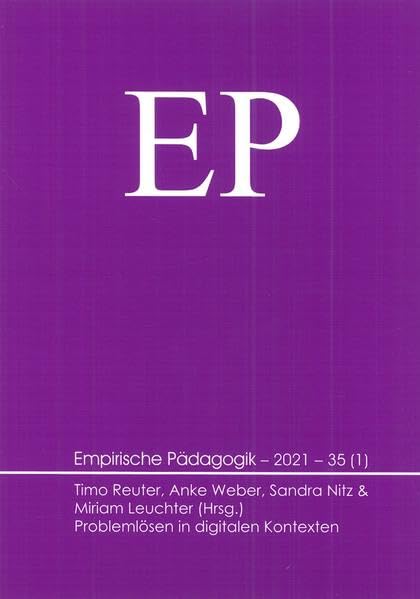 Problemlösen in digitalen Kontexten (Empirische Pädagogik) Books