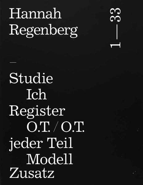 Hannah Regenberg: Katalog Second-hand books on film, art and culture