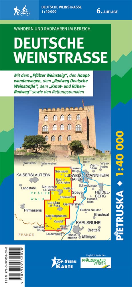 Deutsche Weinstraße 1:40.000 Maps & Plans