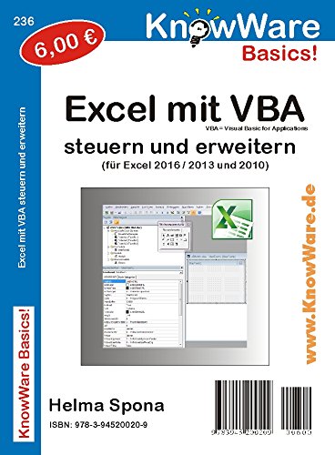 Product Image: KnowWare Excel mit VBA steuern und erweitern