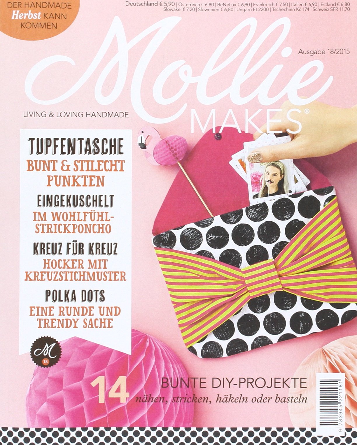 Mollie MAKES / Ausgabe Nr. 18: LIVING AND LOVING HANDMADE Hobbies & Crafts