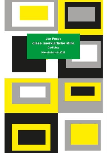denne uforklarlege stille / diese unerklärliche stille: Gedichte Poetry