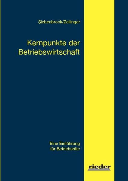 Kernpunkte der Betriebswirtschaft Law